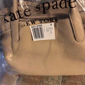 Kate Spade Cream Textured Tote